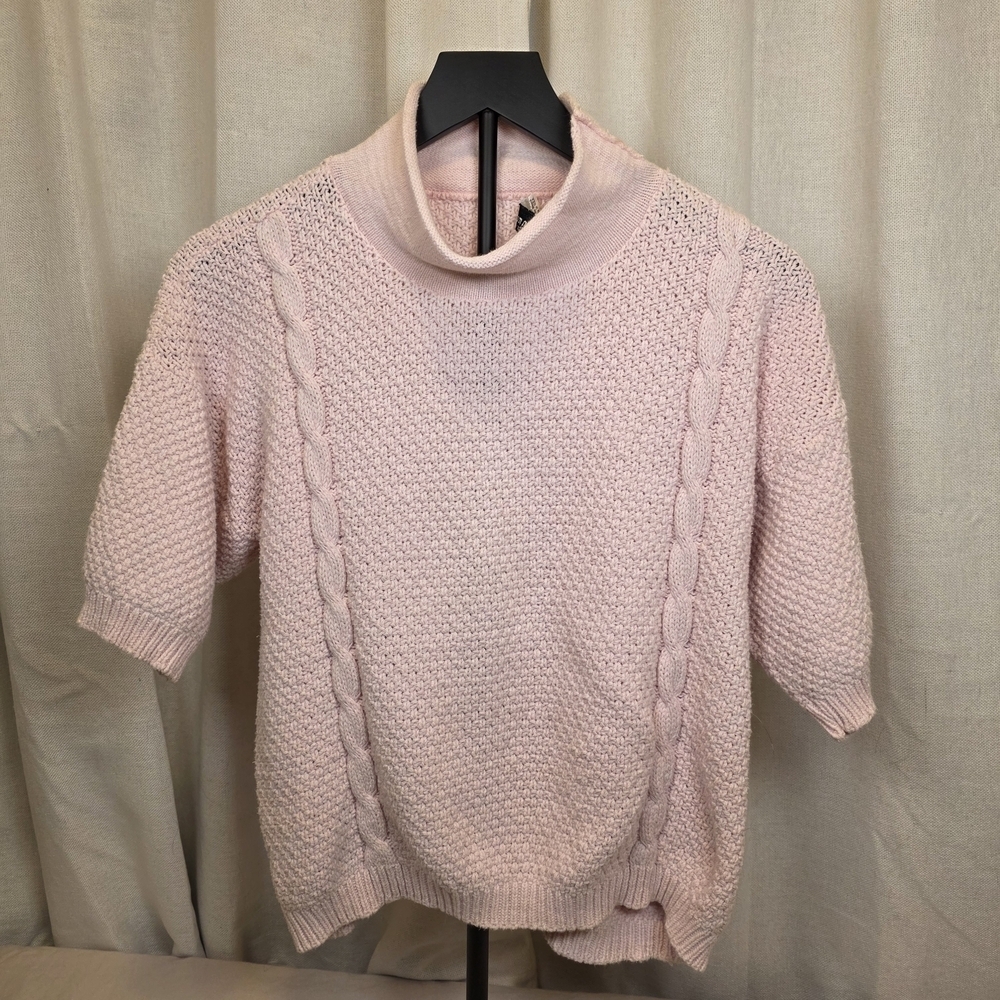 Vintage Jason Maxwell USA Made Cotton Cable Knit Sweater